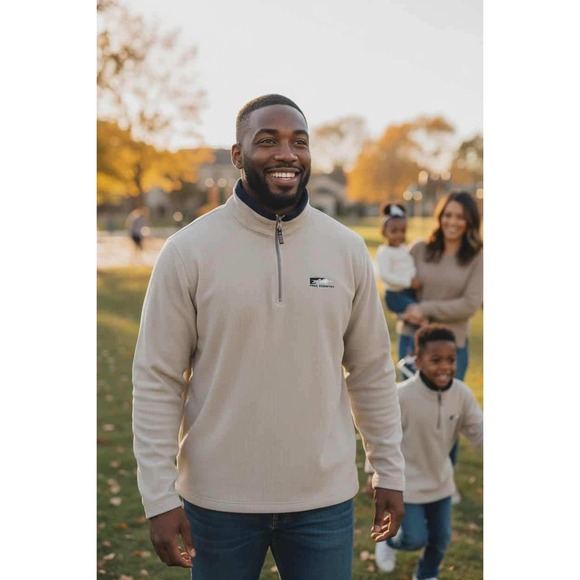 Free Country Other - VTG FREE COUNTRY Y2K Half Zip Fleece Pullover Mock Neck Gorpcore Cozy Sweater XL